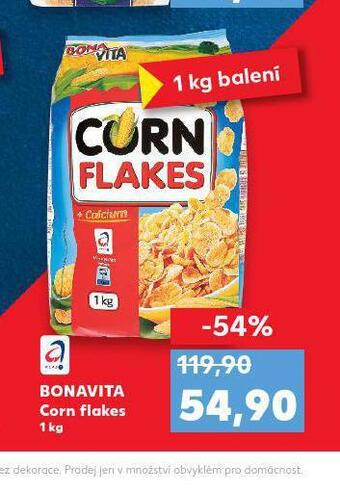 Kaufland Bonavita corn flakes nabídka
