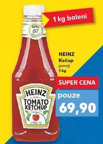 Kaufland Heinz kečup jemný nabídka