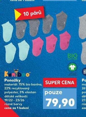 Kaufland Ponožky nabídka