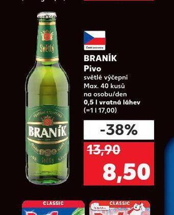 Kaufland Pivo braník nabídka