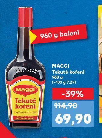 Kaufland Maggi tekuté koření nabídka