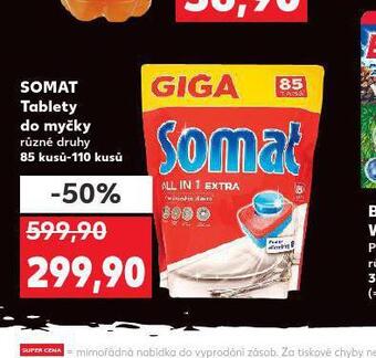 Kaufland Somat tablety do myčky nabídka