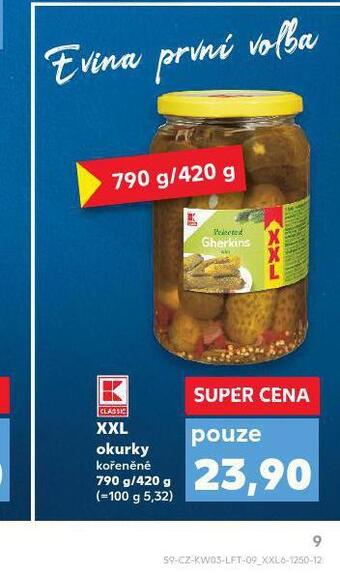 Kaufland Xxl okurky nabídka
