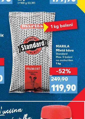 Kaufland Marila mletá káva nabídka