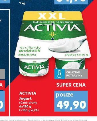 Kaufland Activia jogurt nabídka