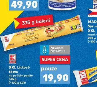 Kaufland Xxl listové těsto nabídka