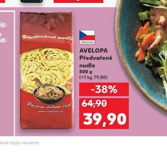 Kaufland Avelopa předvařené nudle nabídka