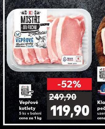 Kaufland Vepřové kotlety nabídka