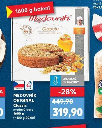 Kaufland Medovník originál nabídka