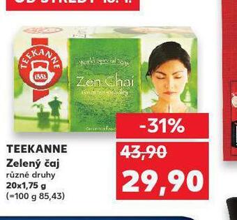 Kaufland Teekanne zelený čaj nabídka