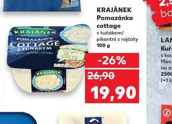 Kaufland Krajánke pomazánka cottage nabídka