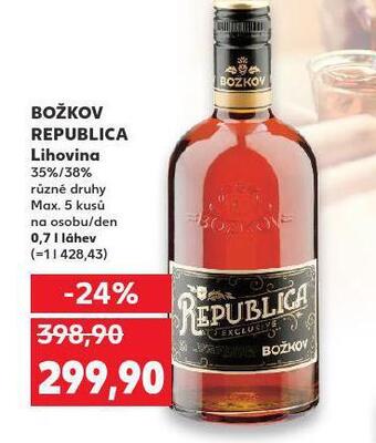 Kaufland Božkov republica nabídka