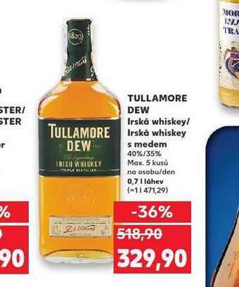 Kaufland Tullamore dew 40% nabídka
