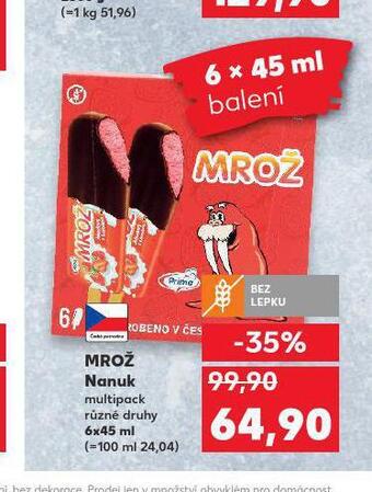 Kaufland Mrož nanuk nabídka
