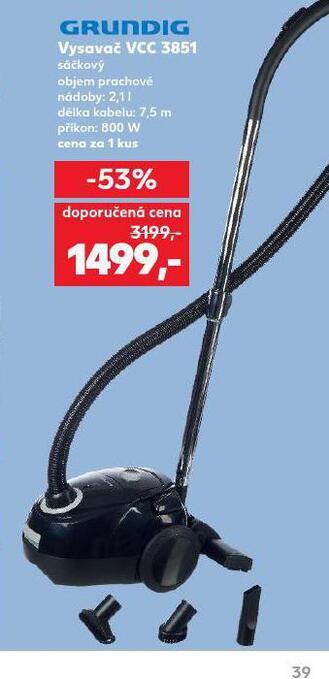 Kaufland Vysavač grundig nabídka