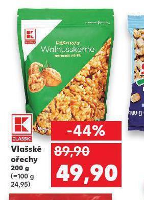 Kaufland Vlašské ořechy nabídka