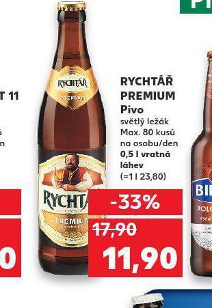 Kaufland Pivo rychtář premium nabídka