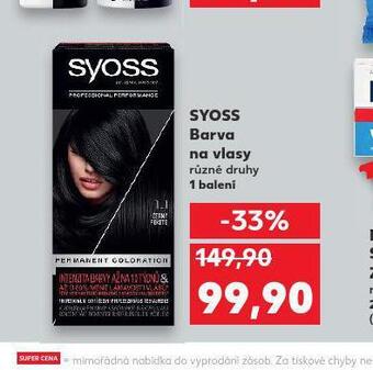 Kaufland Syoss barva na vlasy nabídka