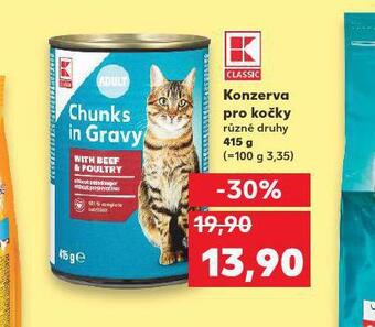 Kaufland Konzerva pro kočky nabídka