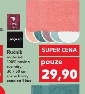 Kaufland Ručník 30 x 50 cm nabídka