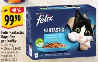 Albert Felix Fantastic pro kočky 12x85g, vybrané druhy nabídka