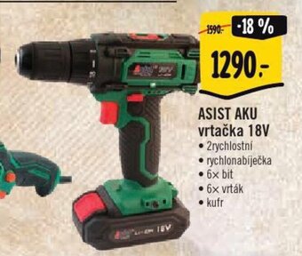 Albert Asist AKU vrtačka 18V nabídka