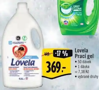Albert Lovela Prací gel 50 dávek, vybrané druhy nabídka