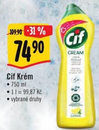 Albert Cif krém 750ml nabídka