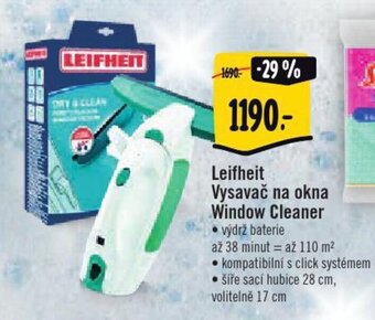 Albert Leifheit vysavač na okna window cleaner nabídka