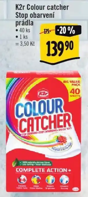 Albert K2r colour catcher stop obarvení prádla 40ks nabídka