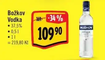 Albert Božkov vodka 37,5% 0,5l nabídka