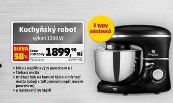 Penny Market Kuchyňský robot výkon 1300 w nabídka