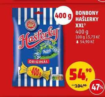 Penny Market Bonbony hašlerky xxl, 400 g nabídka