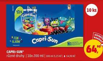 Penny Market Capri-sun, 10x 200 ml nabídka