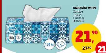 Penny Market Kapesníky wippy, 150 ks nabídka