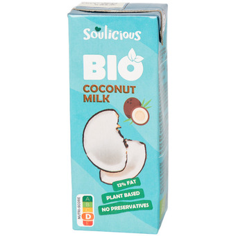 Action Bio kokosové mléko soulicious nabídka