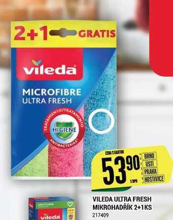 Tamda Foods Vileda ultra fresh mikrohadřík 2+1ks 217409 nabídka