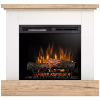 Baumax Elektrický krb jukon 23 bílý/dub světlý nabídka
