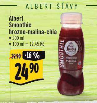 Albert Albert smoothie hrozno-malina-chia nabídka