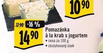 Albert Pomazánka á la krab s jogurtem nabídka