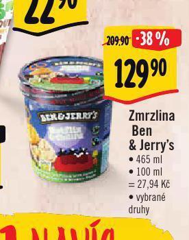 Albert Zmrzlina ben & jerry´s nabídka