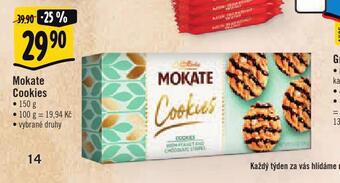Albert Mokate cookies nabídka
