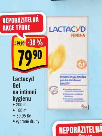 Albert Lactacyd intimní mycí gel nabídka
