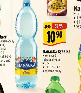 Albert Hanácká kyselka ochucená nabídka