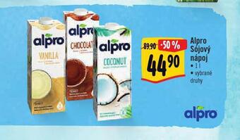 Albert Alpro sójový nápoj nabídka