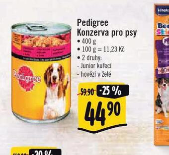 Albert Pedigree konzerva pro psy nabídka