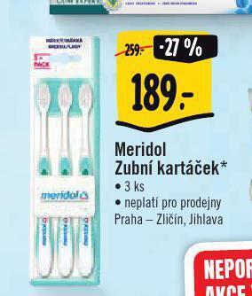 Albert Meridol zubní kartáček nabídka