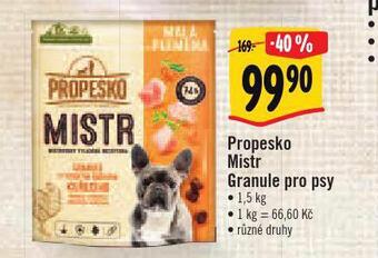 Albert Propesko mistr granule pro psy nabídka