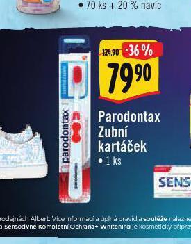 Albert Parodontax zubní kartáčky nabídka