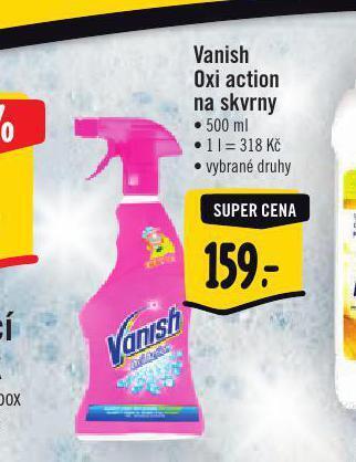 Albert Vanish oxi action na skvrny nabídka